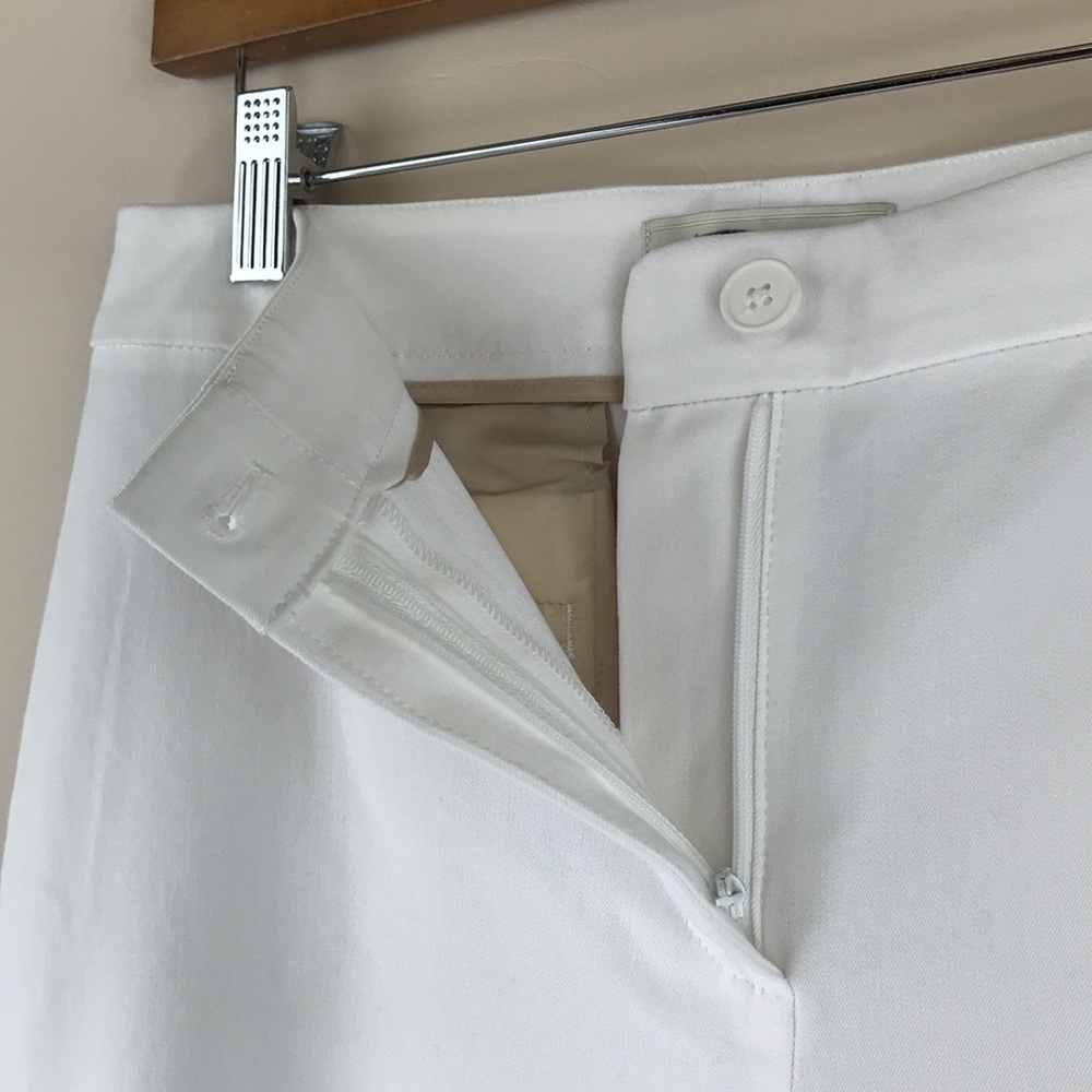 TALBOTS Cropped White Pants NWT - Picture 6 of 12